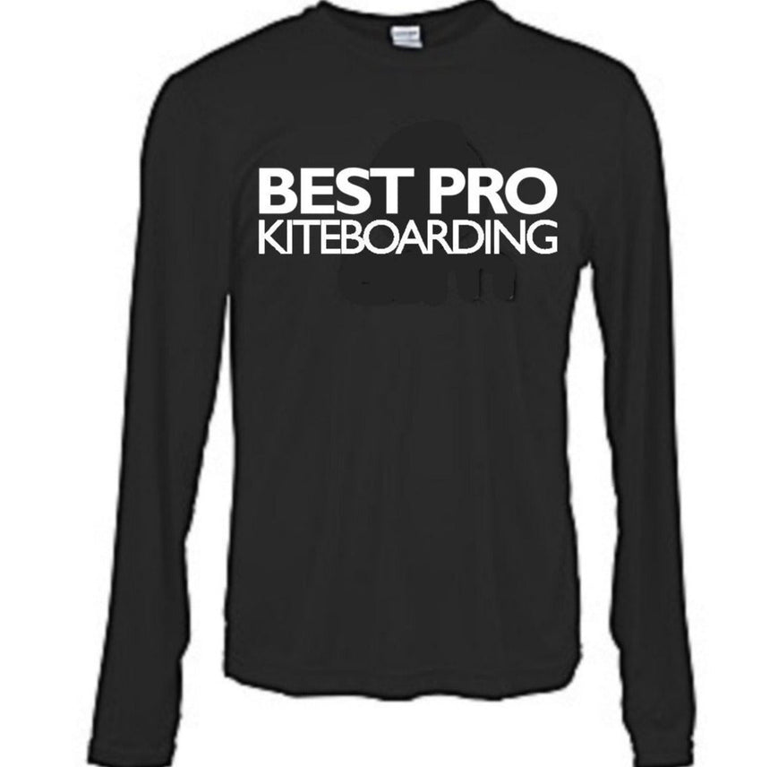 Best Pro Kiteboarding - Black Rashy Big Logo