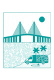 Best Pro Kiteboarding - The Skyway Beach T-Shirt
