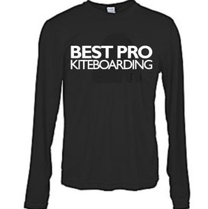 Best Pro Kiteboarding - Black Rashy Big Logo