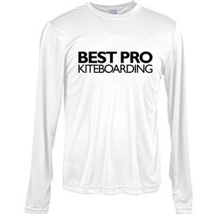 Best Pro Kiteboarding - White Rashy Big Logo