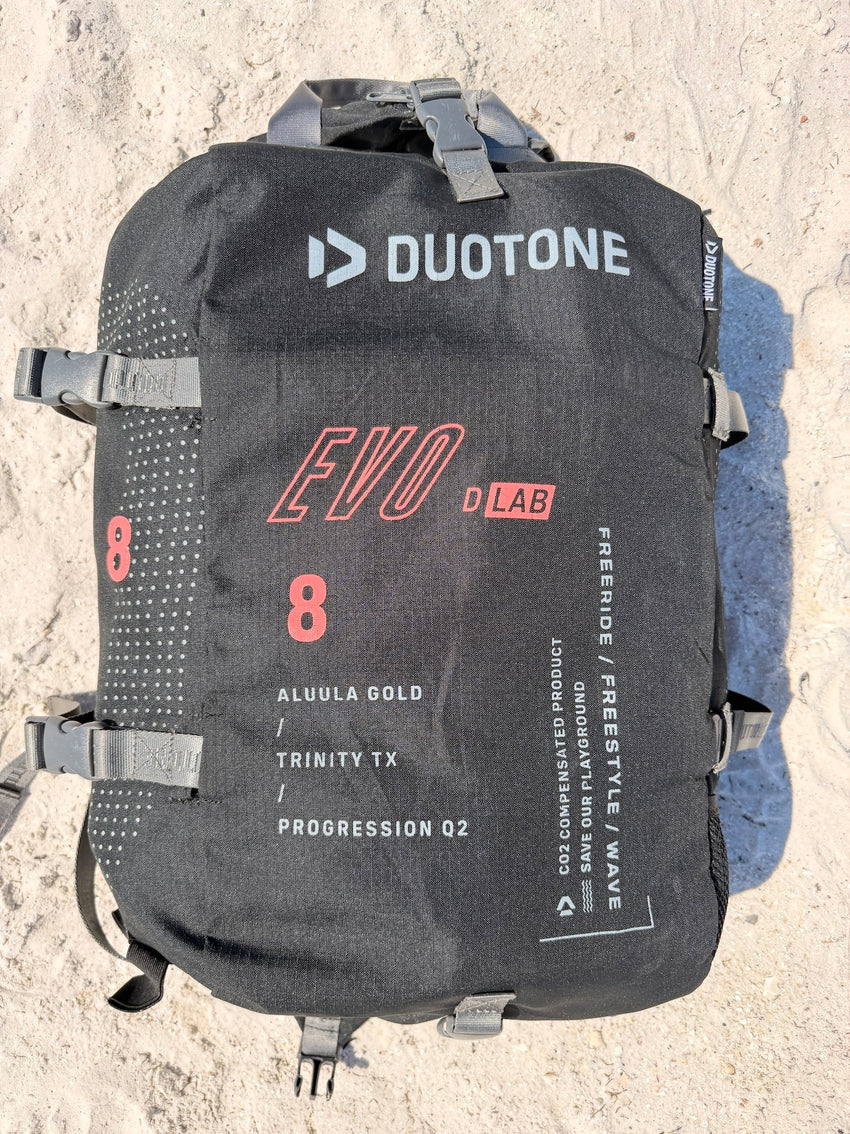 USED 23/24 Duotone Evo DLAB 8m Kiteboarding kite